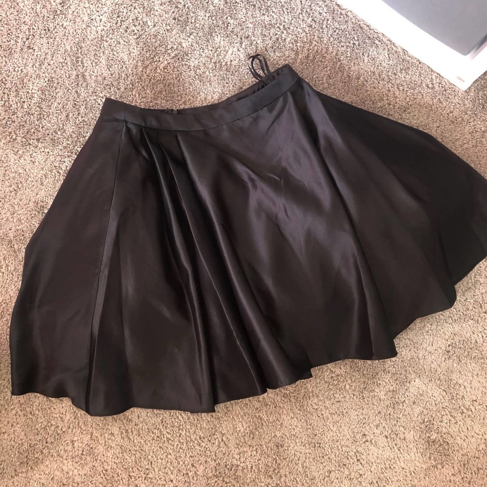 nwt coya collection tulle black skirt size large